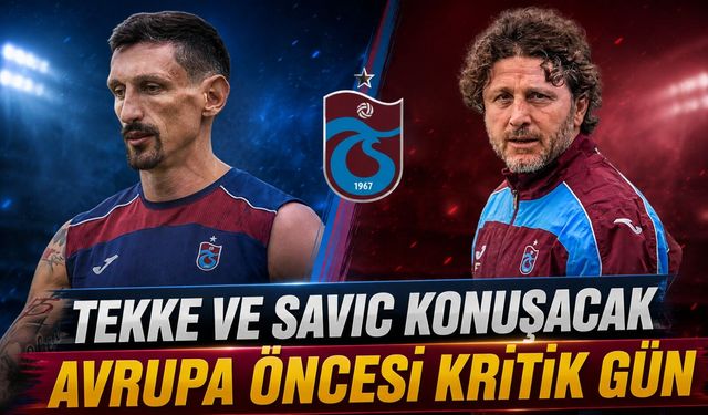 Trabzonspor-Ferencvaros Maçı Öncesi Program Belli Oldu: Tekke Ve Savic Konuşacak