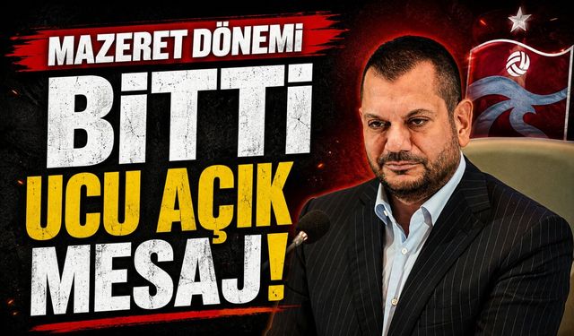 Trabzonspor’da Mazeret Dönemi Bitti: Ertuğrul Doğan’dan Fatih Tekke’ye Net Mesaj