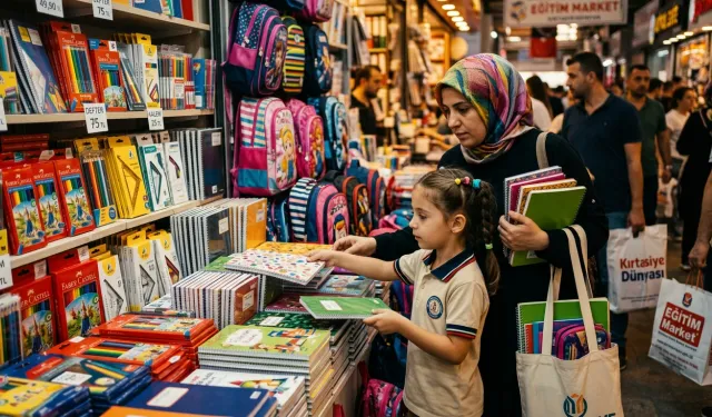 Okullar Açılmadan Kırtasiyelerde Fiyat Telaşı: Bir Çantayı Doldurmak Bütçeyi Zorluyor