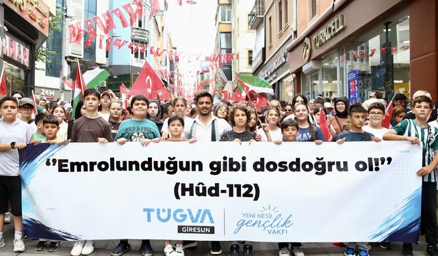 Giresun'da 'TÜGVA Yaz Okulu Kapanış Finali' programı düzenlendi