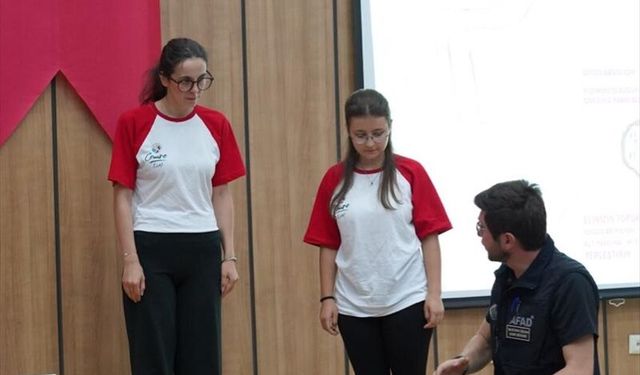 Samsun'da 'Cemre Kamp'ın 6'ncı etabı sona erdi