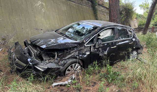 Samsun'da iki otomobilin çarpıştığı kazada 1 kişi yaralandı