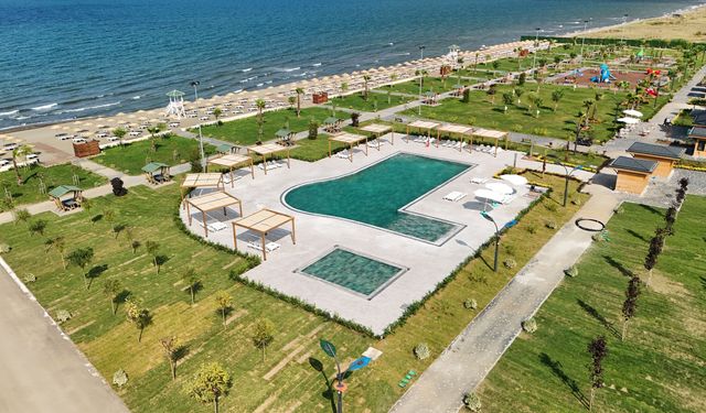Samsun'da Miliç Kadınlar Plajı ve Yüzme Havuzu açıldı