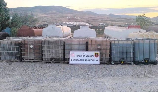 Atık yağlardan kaçak akaryakıt üretimine suçüstü