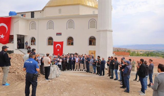 Aydıntepe'de Hacı Abdullah Erdoğan Camii ibadete açıldı