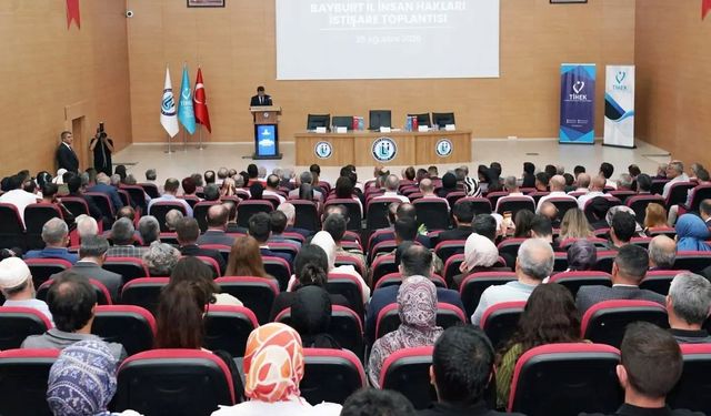 Bayburt'ta İl İnsan Hakları İstişare Toplantısı yapıldı