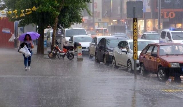 Erzincan'ın kuzey kesimleri için sağanak yağış uyarısı