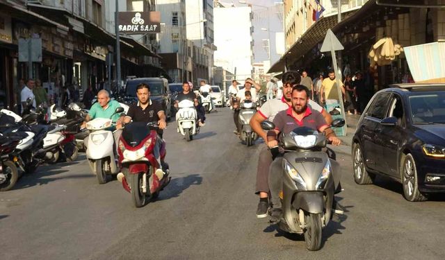 Kilis'te motosiklet sayısı otomobili üçe katladı
