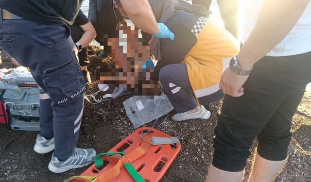 Ordu'da 4 yaşındaki çocuk denizde boğulma tehlikesi geçirdi