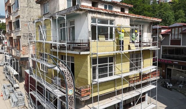Ordu'da ilçelerin çehresi değişiyor: Gölköy'de 70 binanın cephesi yenilenecek