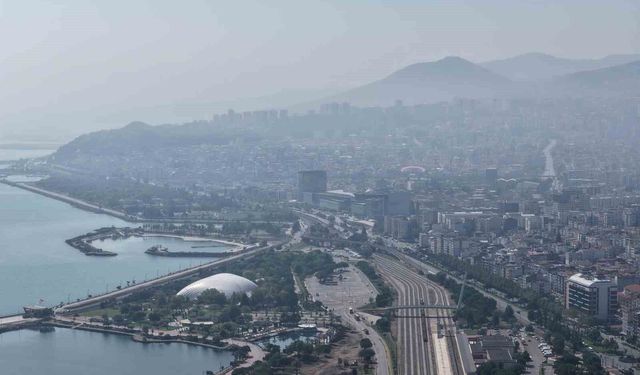 Samsun'da puslu hava