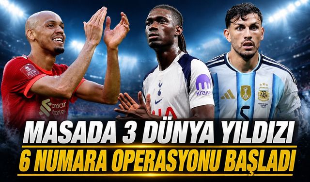 Trabzonspor 6 Numara Transferinde Üç Dünya Yıldızını Mercek Altına Aldı