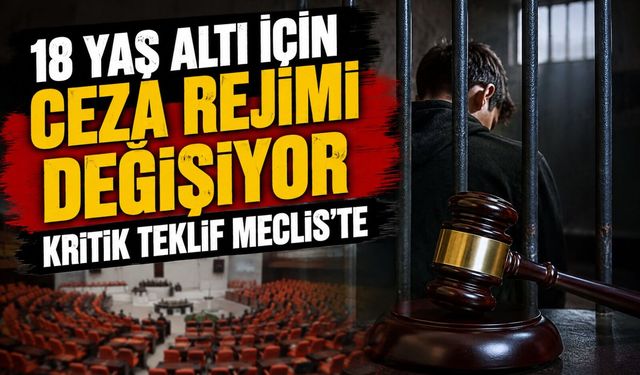 18 Yaş Altı İçin Ceza Rejimi Değişiyor: Kritik Teklif Meclis’te