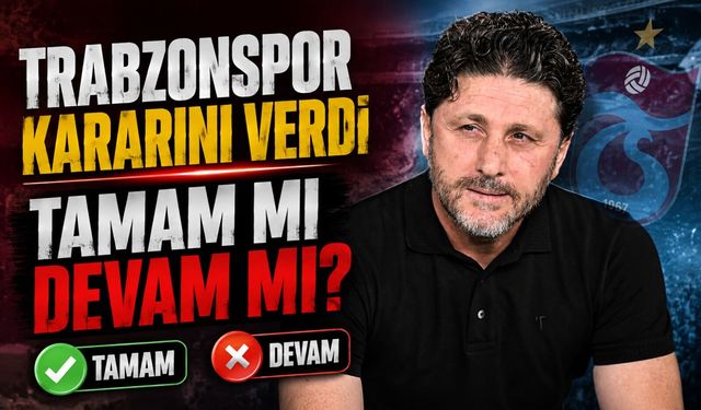Fatih Tekke İstifa Etmişti: Trabzonspor Yönetiminden Dikkat Çeken Karar