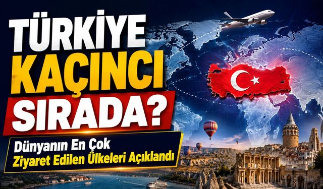 Dünyanın En Çok Ziyaret Edilen Ülkeleri Açıklandı: Türkiye Kaçıncı?