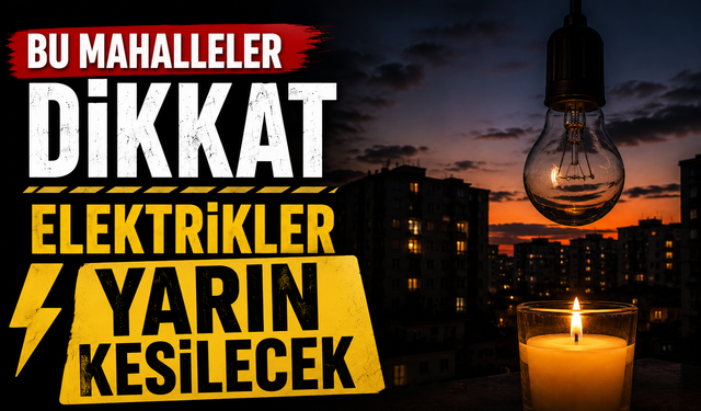 Trabzon’da Şalterler İnecek: 5 İlçede Saatlerce Elektrik Olmayacak