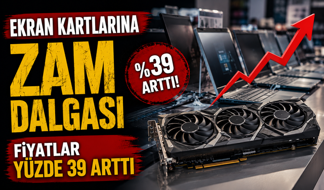 Ekran Kartlarında Zam Dalgası: Fiyat Artışı Yüzde 39’u Buldu