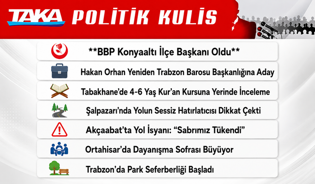 Akçaabatlı Ateş Bozkurt Antalya’da BBP Konyaaltı İlçe Başkanı Oldu