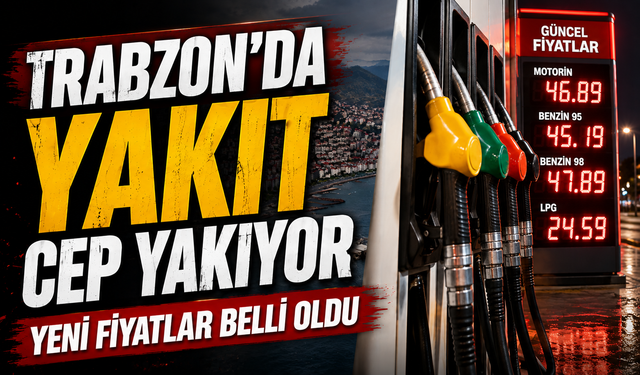 Akaryakıtta yeni tablo: Trabzon’da motorin 81 TL’yi aştı