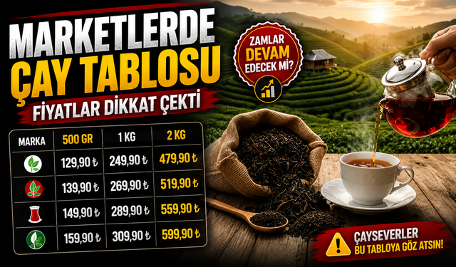 Kuru çay fiyatlarında son durum: Markalar arasındaki fark dikkat çekti