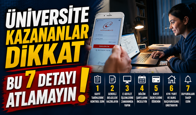 Üniversite Kayıtları Başladı: Bu 7 Detayı Atlamayın