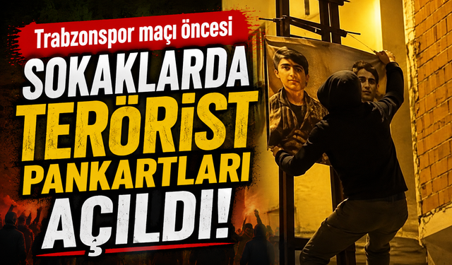 Trabzonspor Maçı Öncesi: Diyarbakır’da Ter*rist Posterleri