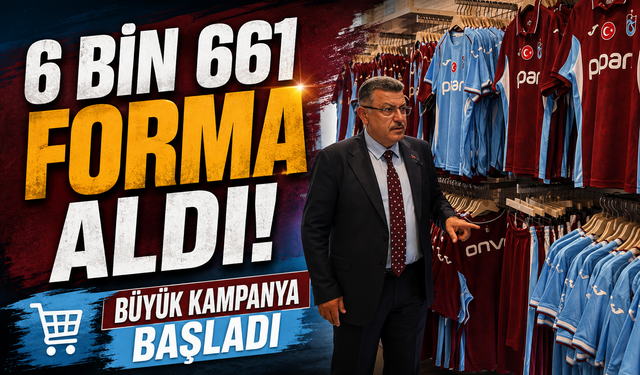 Ahmet Metin Genç’ten Trabzonspor’a 6 Bin 661 Formalık Dev Destek