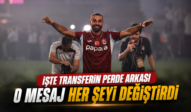 Trabzonspor'da Salah Transferinin Perde Arkası Ortaya Çıktı: Her Şey O Mesajla Başladı