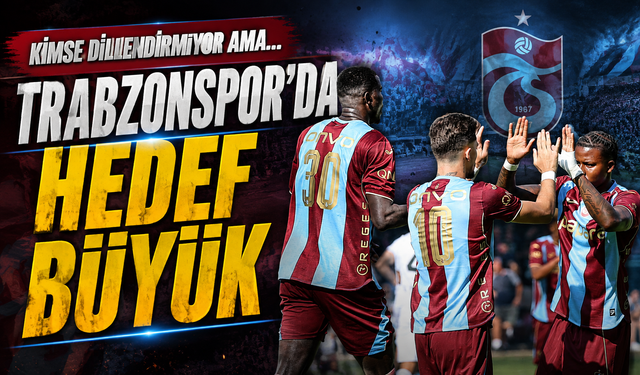 Trabzonspor’da Ertuğrul Doğan’dan Şampiyonluk Sinyali: “Herkesin Aklındaki Şey Belli”