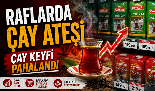 Çay Keyfinin Faturası Kabardı: Raflarda Fiyatlar Cep Yakıyor