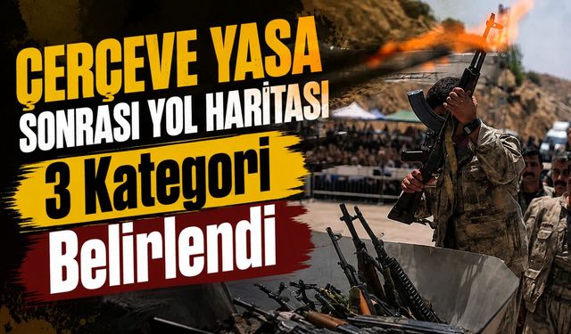 Çerçeve Yasa Sonrası PKK’lılar İçin Yol Haritası: 3 Kategori Belirlendi