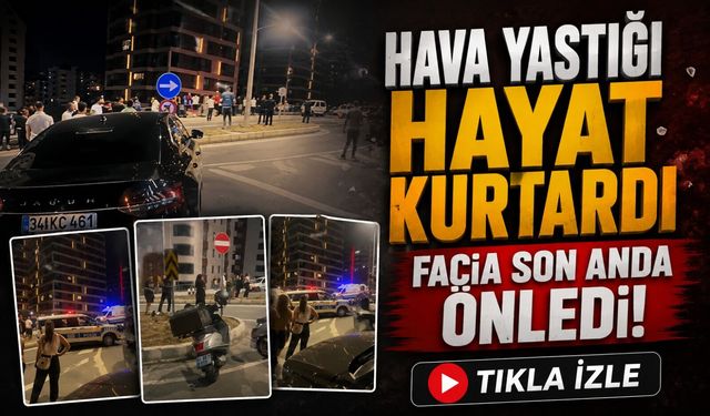 Akçaabat’ta Viyadükte Kritik Dakikalar: İtfaiyenin Hava Yastığı Hayat Kurtardı