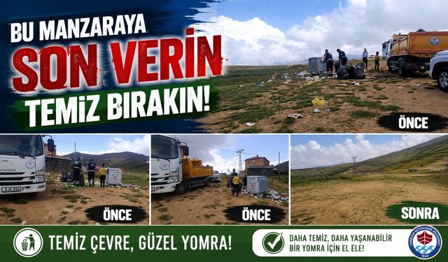 Trabzon Büyükşehir Yaylalara Çıktı: Kurtdere ve Camiboğazı’nda Temizlik Seferberliği