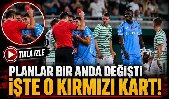 Trabzonspor’da Büyük Şok: Malinovskyi Kırmızı Kart Gördü, Planlar Değişti
