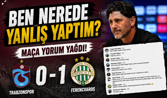 Trabzonspor'da Fatih Tekke Neyi Yanlış Yaptı? Sizden Gelen Yorumlar...