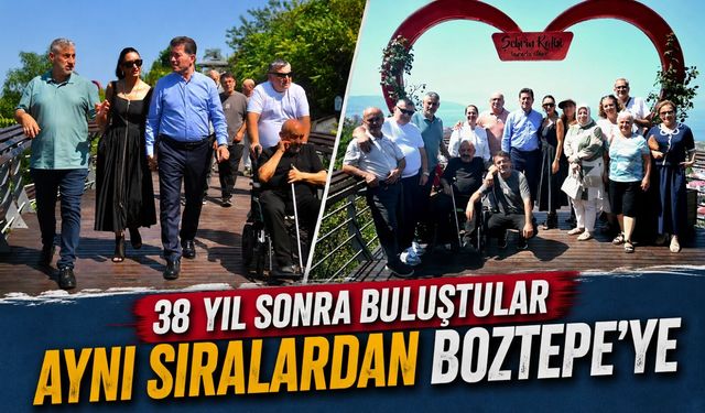 Ahmet Kaya 38 yıl sonra lise arkadaşlarıyla Boztepe’de buluştu