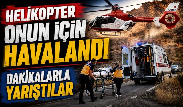 Felç Geçiren 86 Yaşındaki Kadın Ambulans Helikopterle Gümüşhane’ye Getirildi
