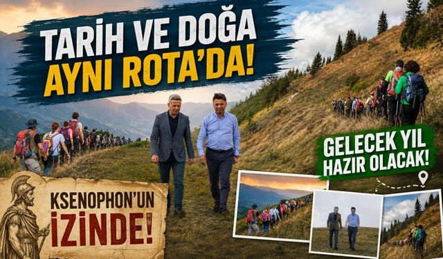 Maçka’da 2 bin 400 yıllık Anabasis Yolu turizme kazandırılıyor