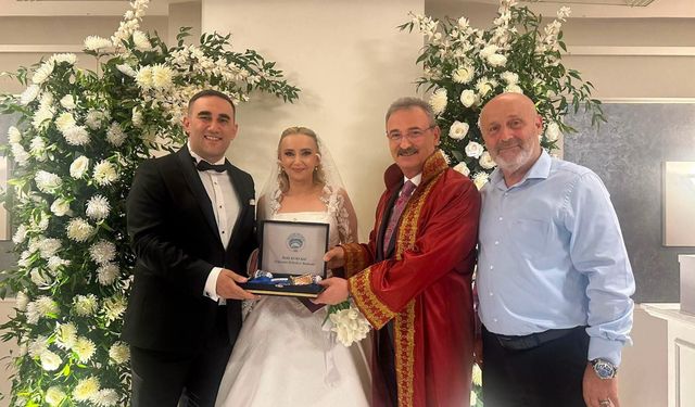 Mehmet Başak’ın torunu Hakan Başak dünyaevine girdi