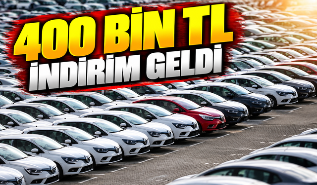 Sıfır otomobil almak isteyenlere fırsat: 400 bin TL’ye varan indirim başladı