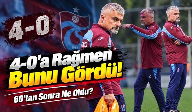 Thomas Reis 4-0’a Rağmen O Eksikliği Gördü: Trabzonspor’da Milli Ara Planı Hazır