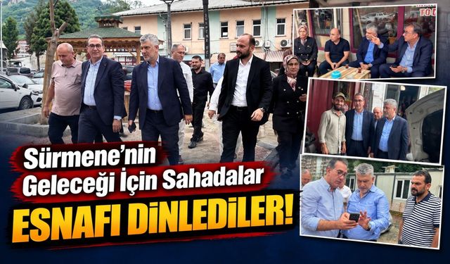 Sürmene’de Yatırım Mesaisi: Yılmaz Büyükaydın Sahada Son Durumu Yerinde Gördü