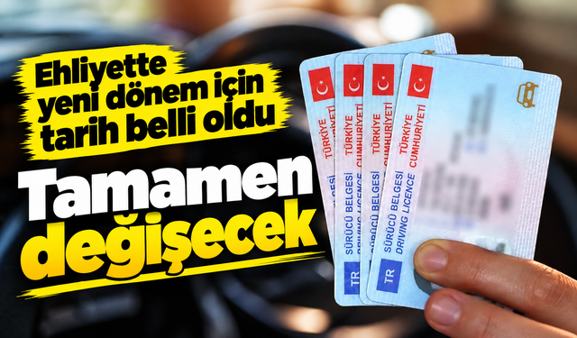 Ehliyette Yeni Dönem Geliyor: Direksiyon Sınavı Baştan Değişecek