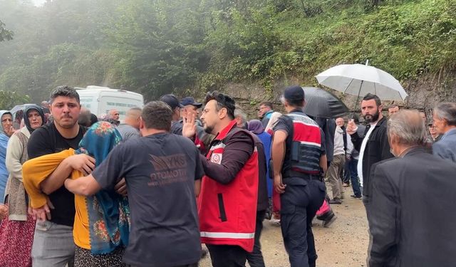 Trabzon Valiliği'nden 'Heyelan değil, iş kazası' açıklaması