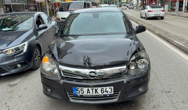Samsun’da iki otomobil çarpıştı: 1 kişi yaralandı