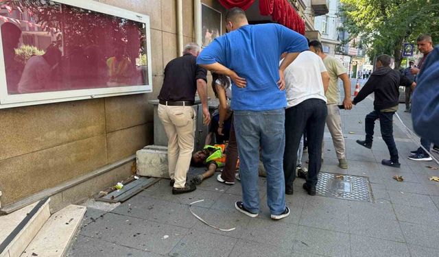12 metre yükseklikteki çatıdan düşen işçi ağır yaralandı