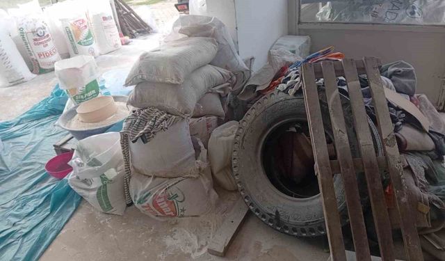 7.5 ton böceklenmiş ve tarihi geçmiş un ele geçirildi