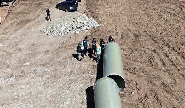 Bayburt'ta tarım arazilerini suya kavuşturacak projede son durum incelendi