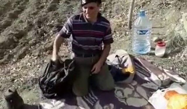 Fenomen çobanın gülümseten kahvaltı hazırlığı