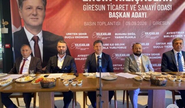 Giresunlu iş insanı Ergin Kılıçaslan GTSO Başkanlığı'na adaylığını açıkladı
